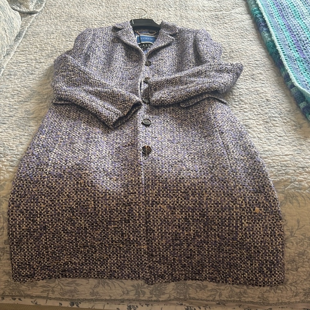 Gorgeous J Crew coat, made in Italy